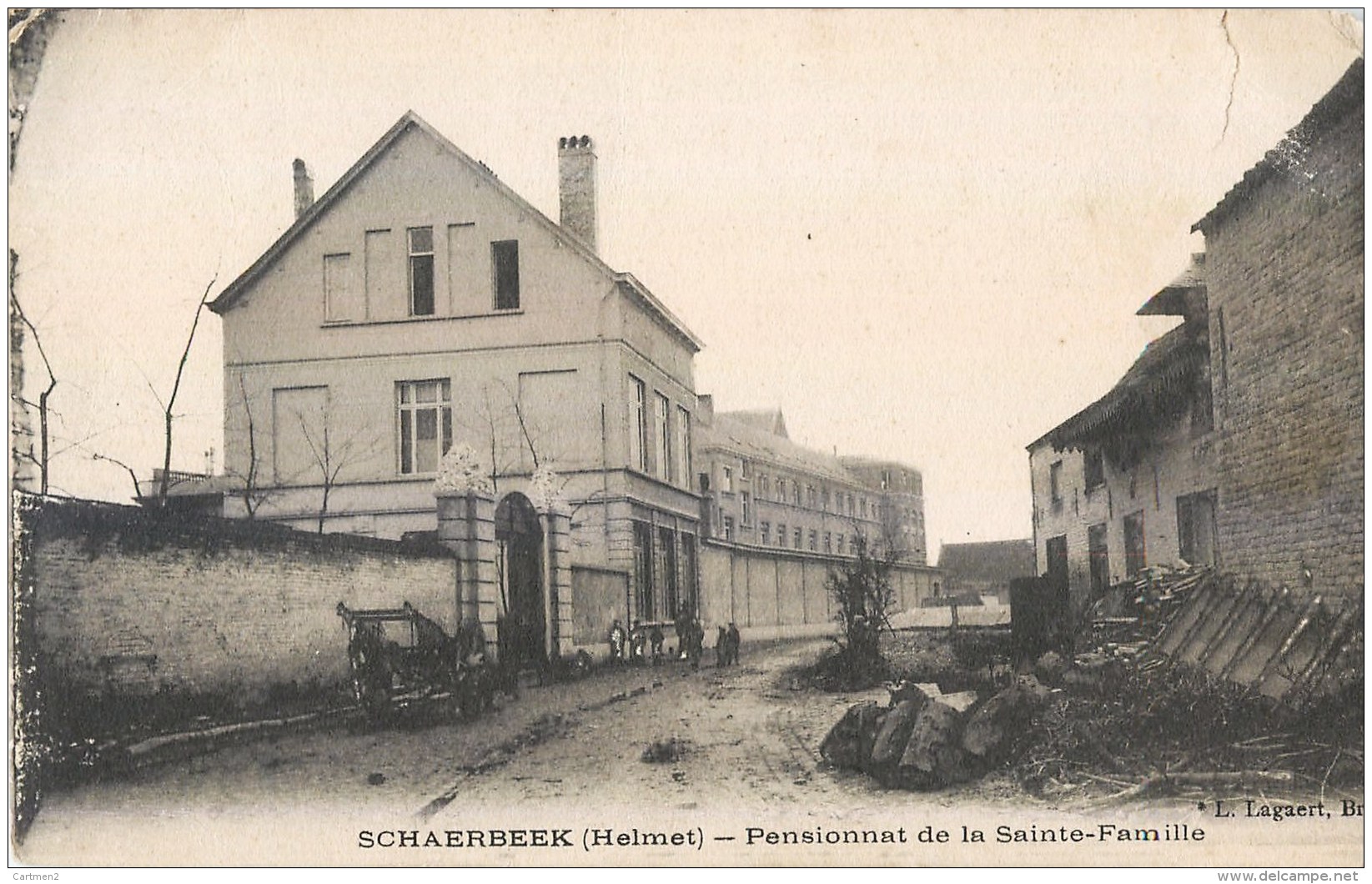 SCHAERBEEK HELMET PENSIONNAT DE LA SAINTE-FAMILLE BELGIQUE BRUXELLES - Schaerbeek - Schaarbeek