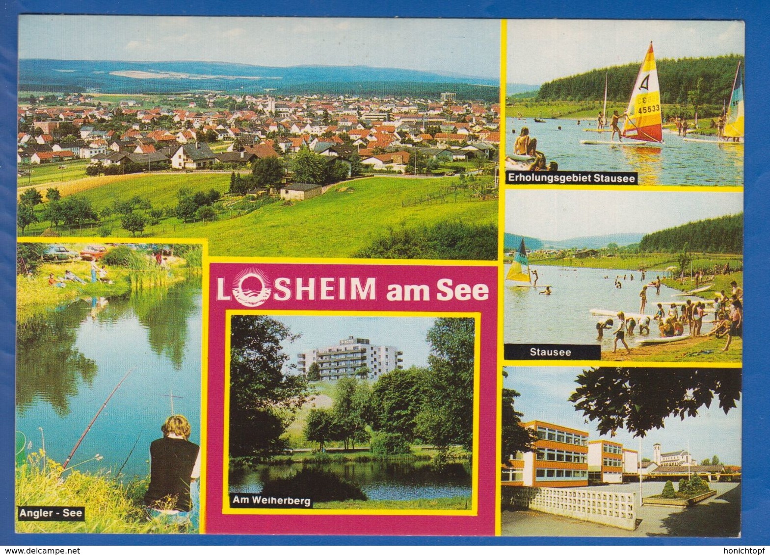 Deutschland; Losheim Am See; Multibildkarte - Losheim