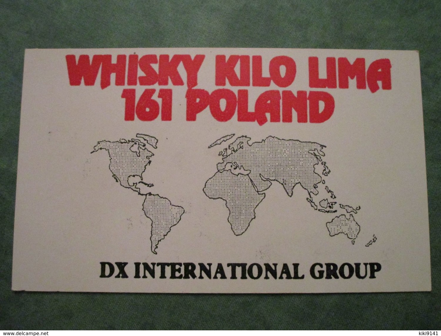 WHISKY KILO LIMA 161 POLAND - Radio