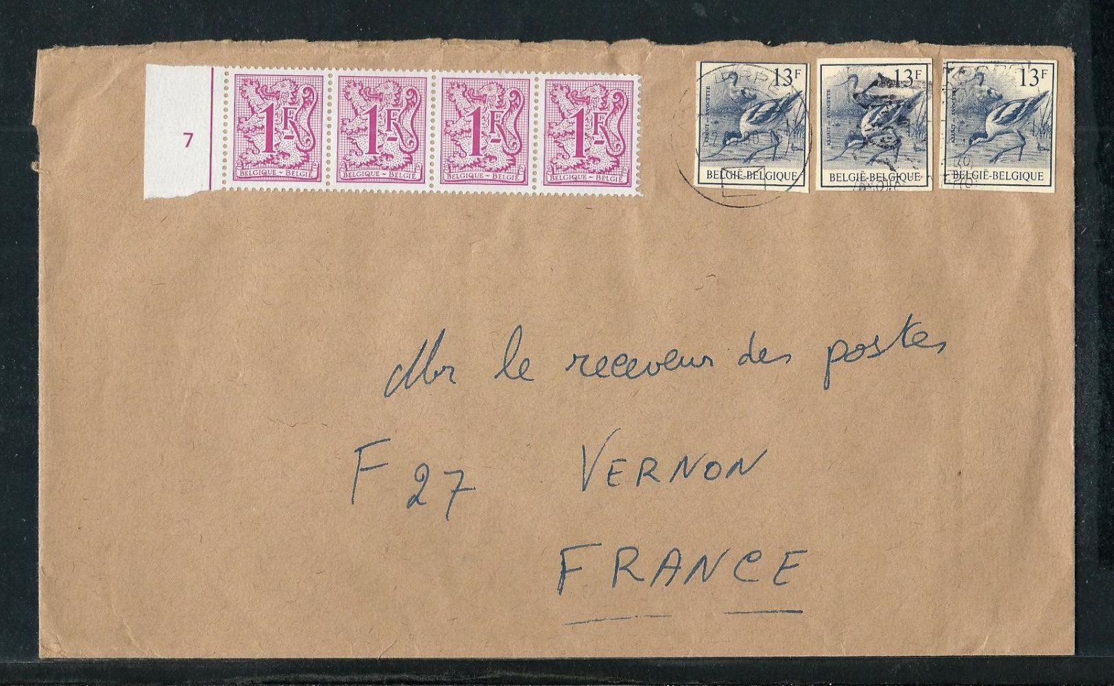 ETJM : ANTVERPEN (Anvers) : Affranchissement Composé "timbres + Découpe D'entier Postal" Sur Lettre Pour La France - Storia Postale