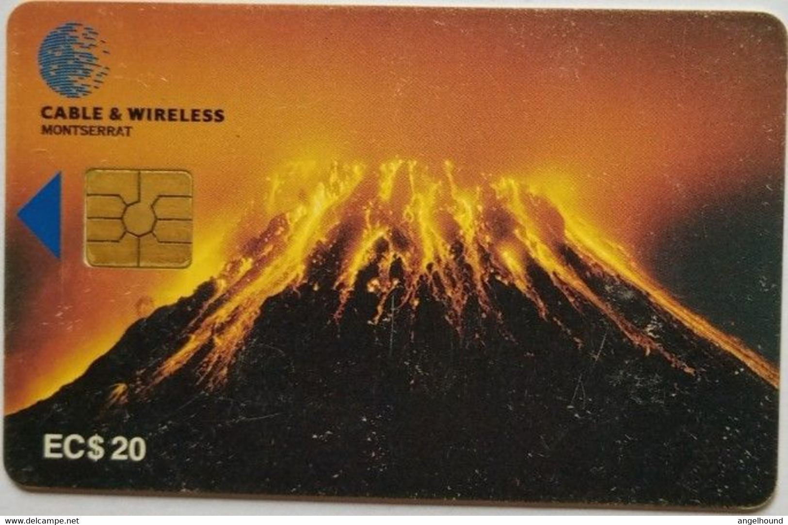 Montserrat Cable And Wireless EC $20 " Volcano " - Montserrat