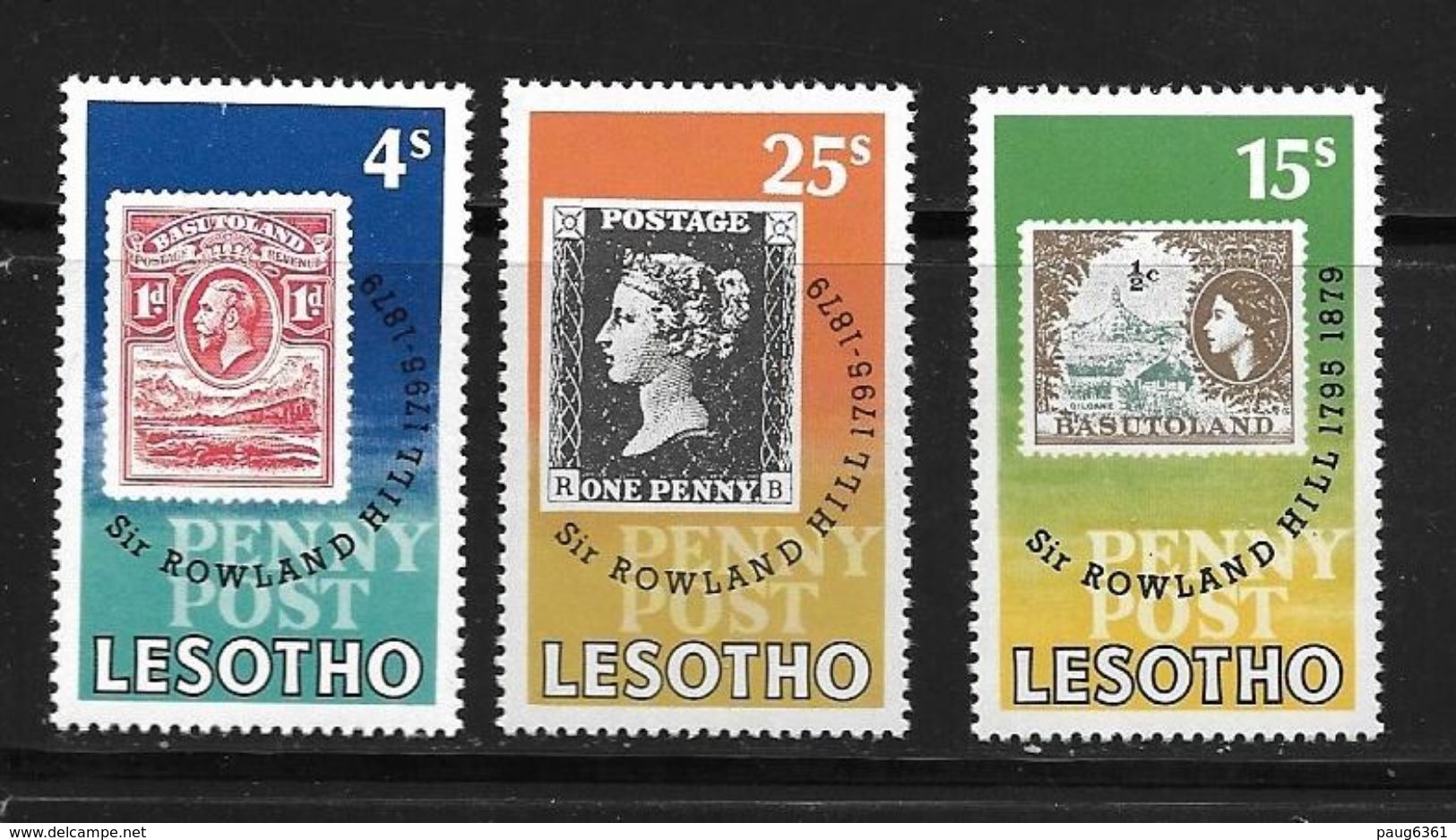 LESOTHO 1979 R.HILL  YVERT N°380/82  NEUF MNH** - Rowland Hill