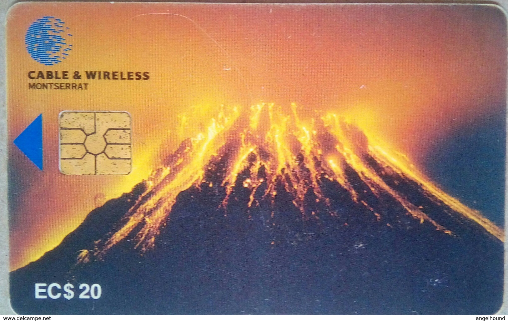 Montserrat Volcano EC$20 Chip - Montserrat