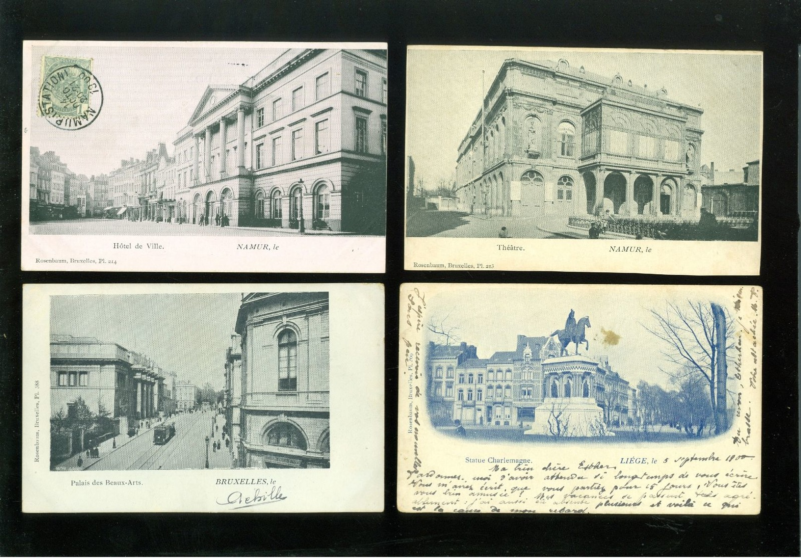 Beau Lot De 40 Cartes Postales De Belgique éditeur Rosenbaum , Bruxelles     Mooi Lot Van 40 Postkaarten Van België - 5 - 99 Postcards