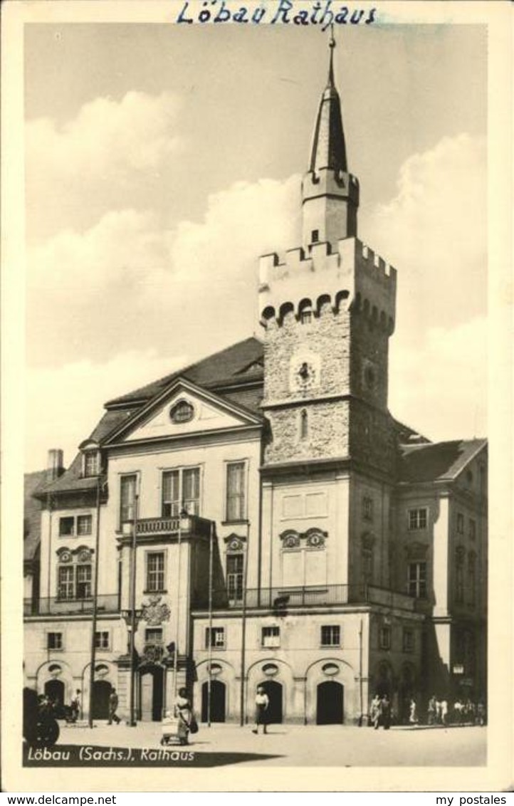 41260793 Loebau Sachsen Rathaus - Loebau