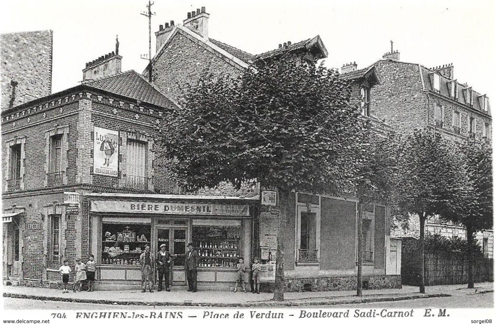 Val D'Oise NEGHIEN LES BAINS Place De Verdun Bière Dumesnil - Enghien Les Bains