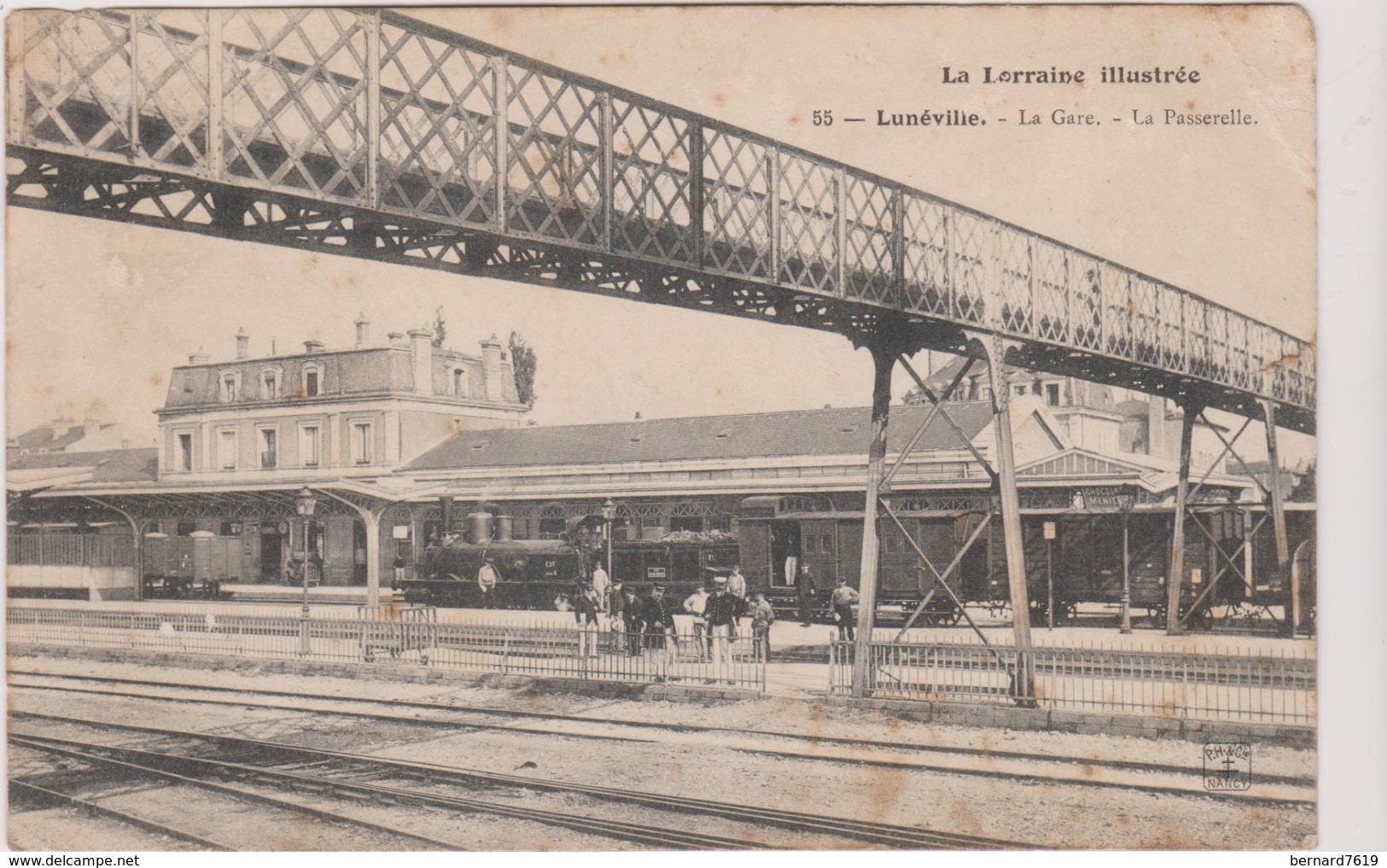 54 Luneville  La Gare La Passerelle - Luneville