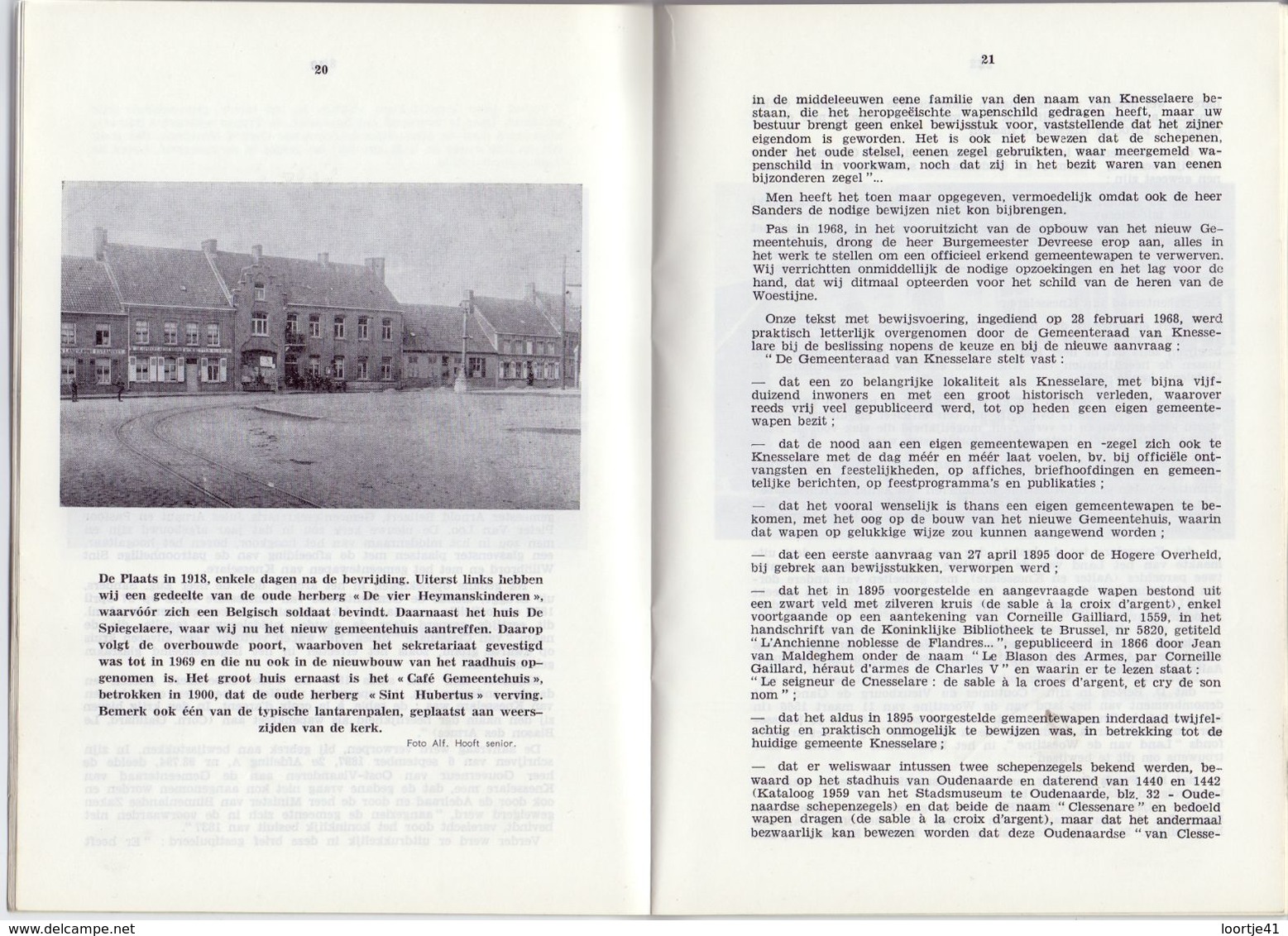 Brochure - Knesselare - Inhuldiging Nieuw Gemeentehuis - 4 Maart 1972 - Zonder Classificatie