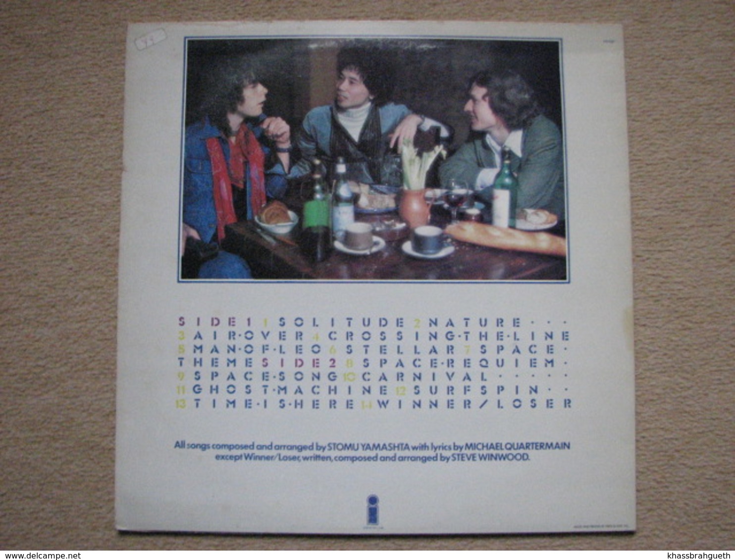 STOMU YAMASHTA STEVE WINWOOD MICHAEL SCHRIEVE - GO (LP) (ISLAND 1976) - Rock