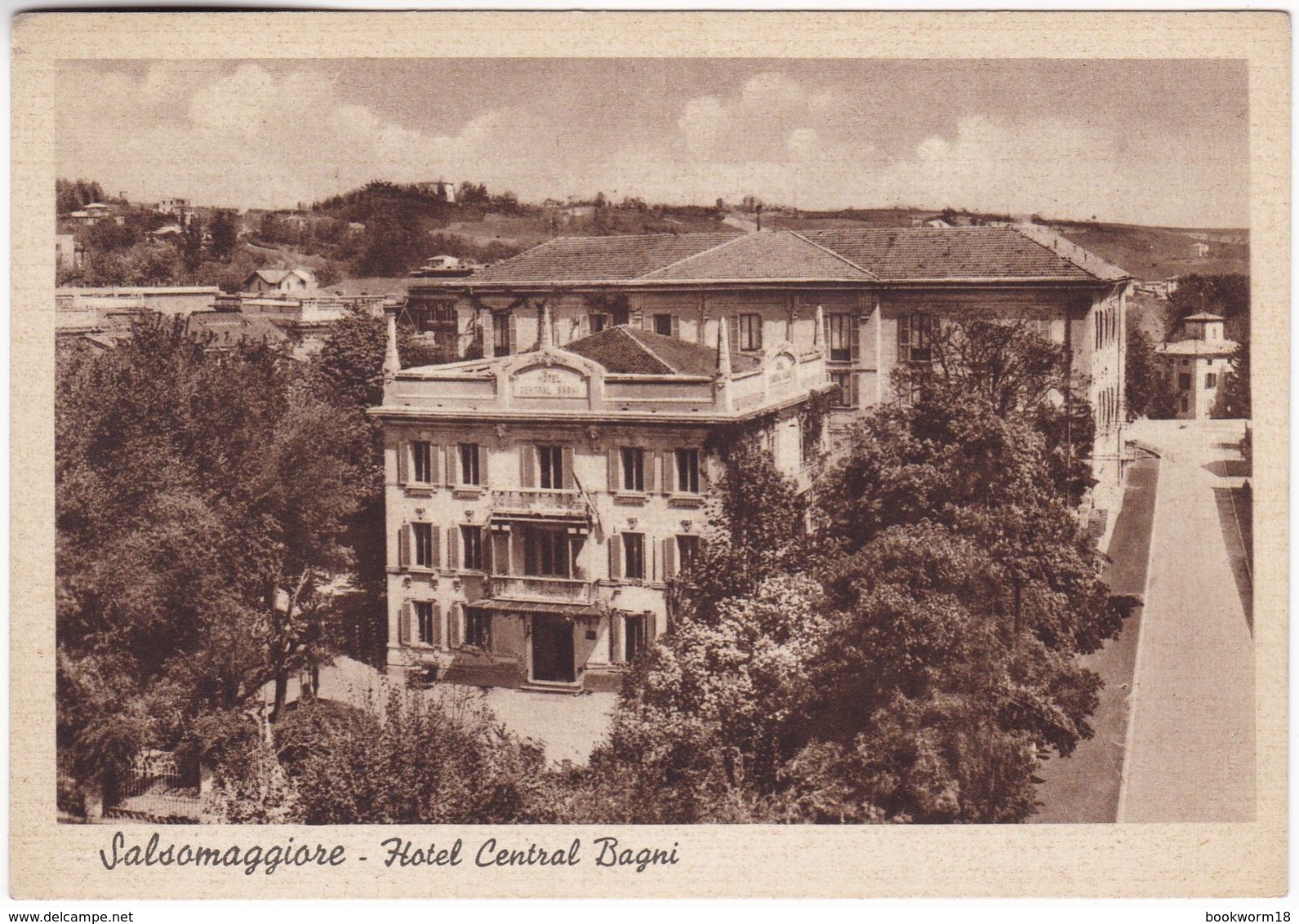 CP740 Italy Salsomaggiore Hotel Central Bagni - Sonstige & Ohne Zuordnung