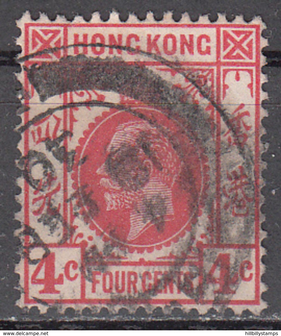 HONG KONG     SCOTT NO.  133     USED      YEAR  1921    WMK 4 - Used Stamps