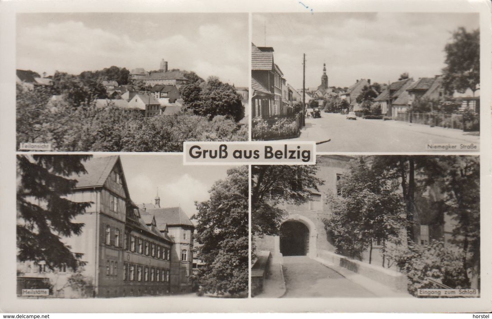 D-14806 Bad Belzig - Alte Ansichten - NIemegker Straße - Trekker - Kirche - Nice Stamp - Belzig