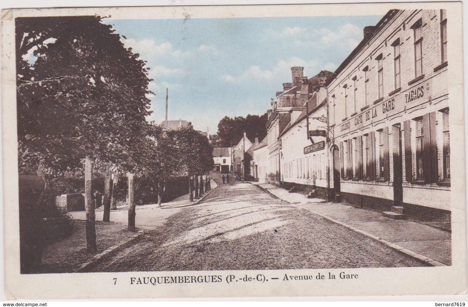 62 Fauquembergues   Avenue De La Gare - Fauquembergues