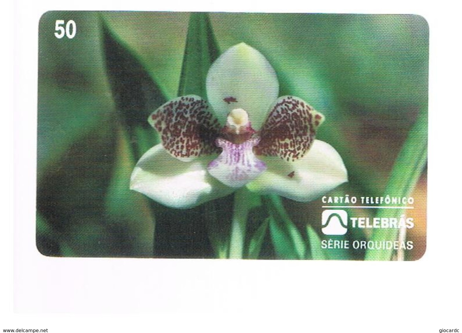 BRASILE ( BRAZIL) - TELEBRAS   -   1995  FLOWERS: ORCHID PABSTIA JUGOSA           - USED - RIF.10514 - Fleurs