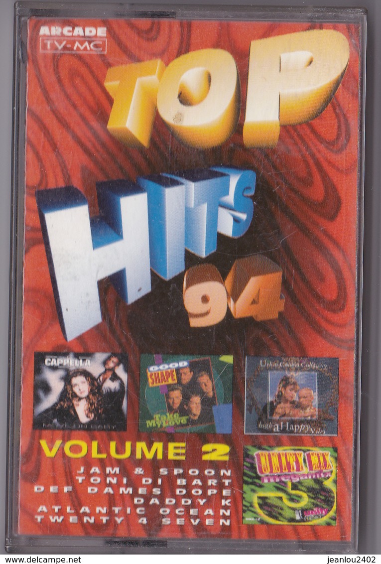 CASSETTE AUDIO "TOP HITS 94" Vol 2 - Cassettes Audio