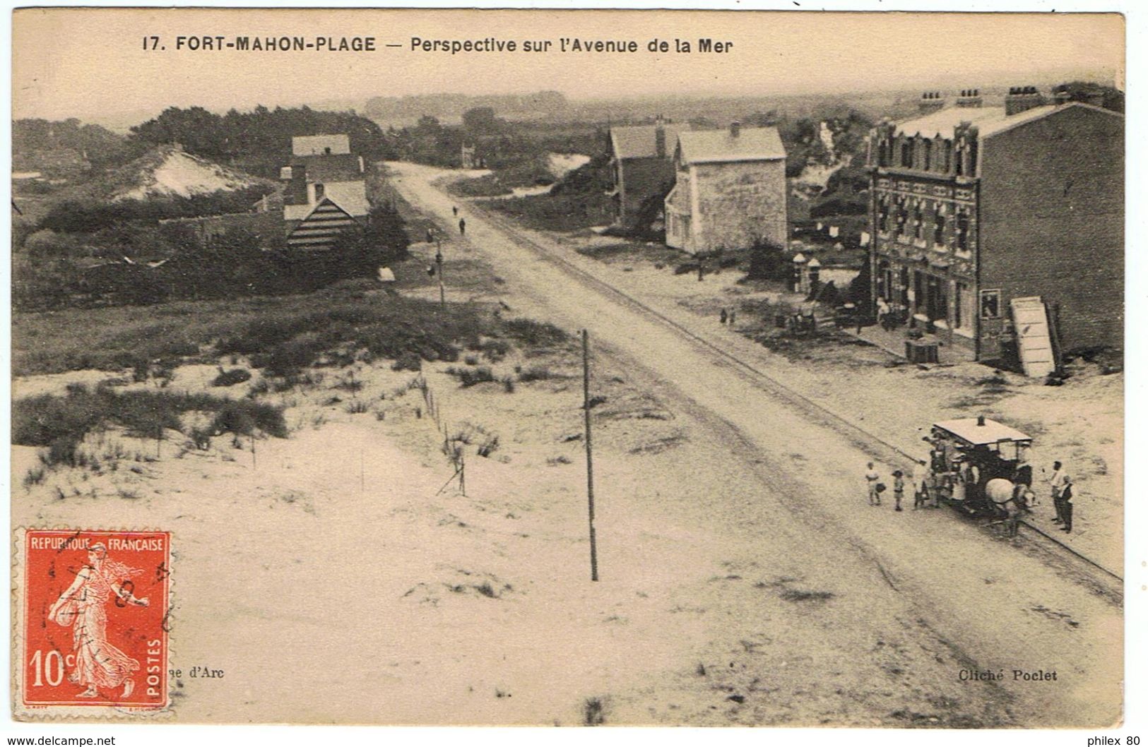 Fort-Mahon-Plage / Perspective Sur L'Avenue De La Mer - Fort Mahon