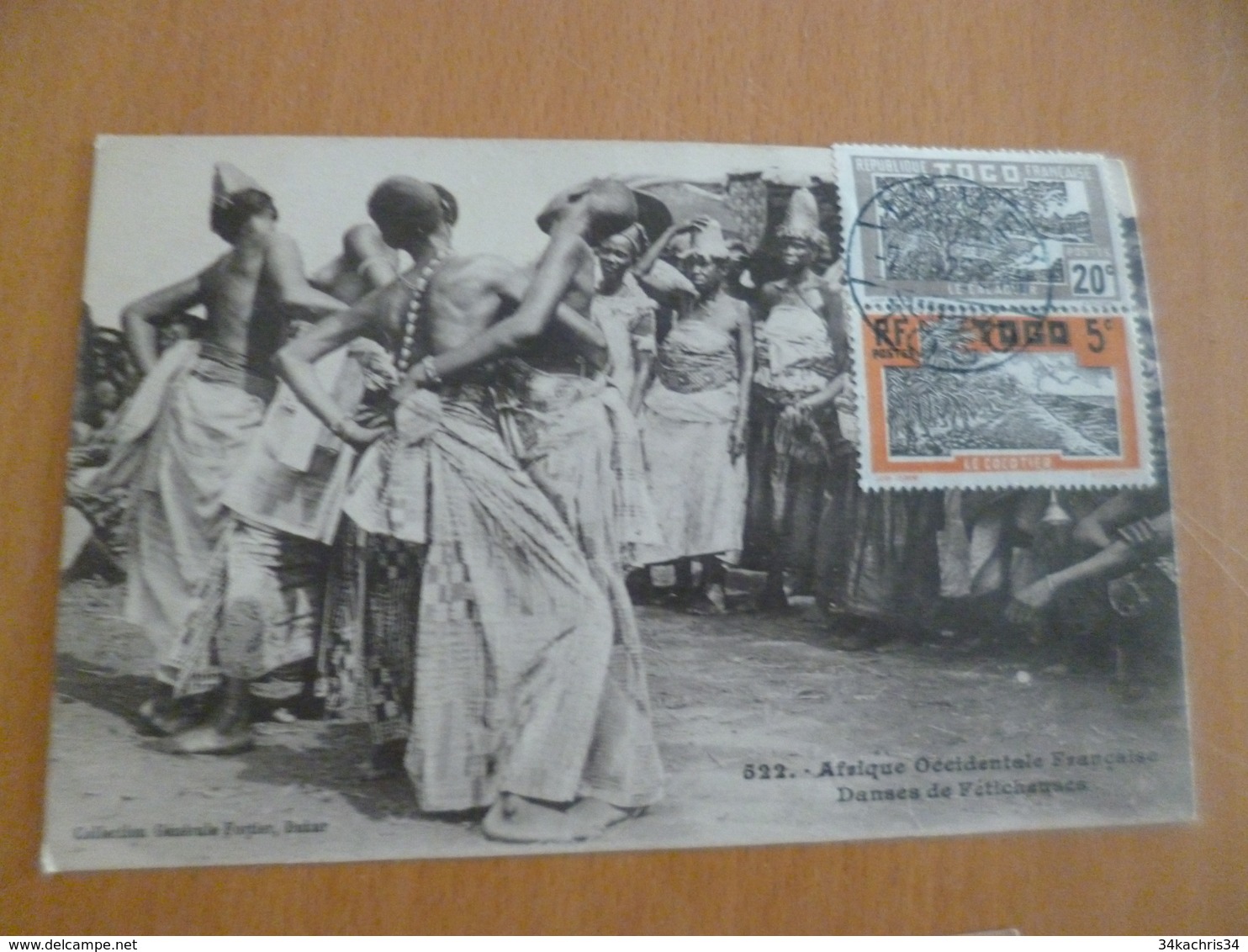 CPA Afrique Occidentale Française Danses De Féticheuses 2 TP Anciens - Unclassified