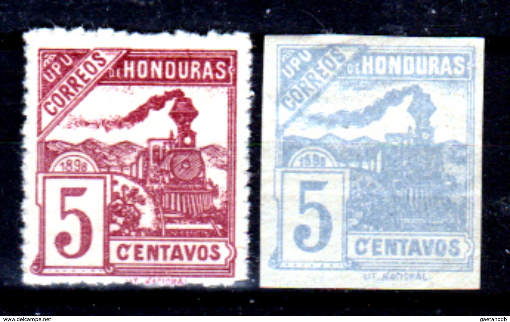 Honduras-0014 - 1898: Valori Della Serie Y&T N. 84/91 (+/sg) Hinged/NG - - Honduras