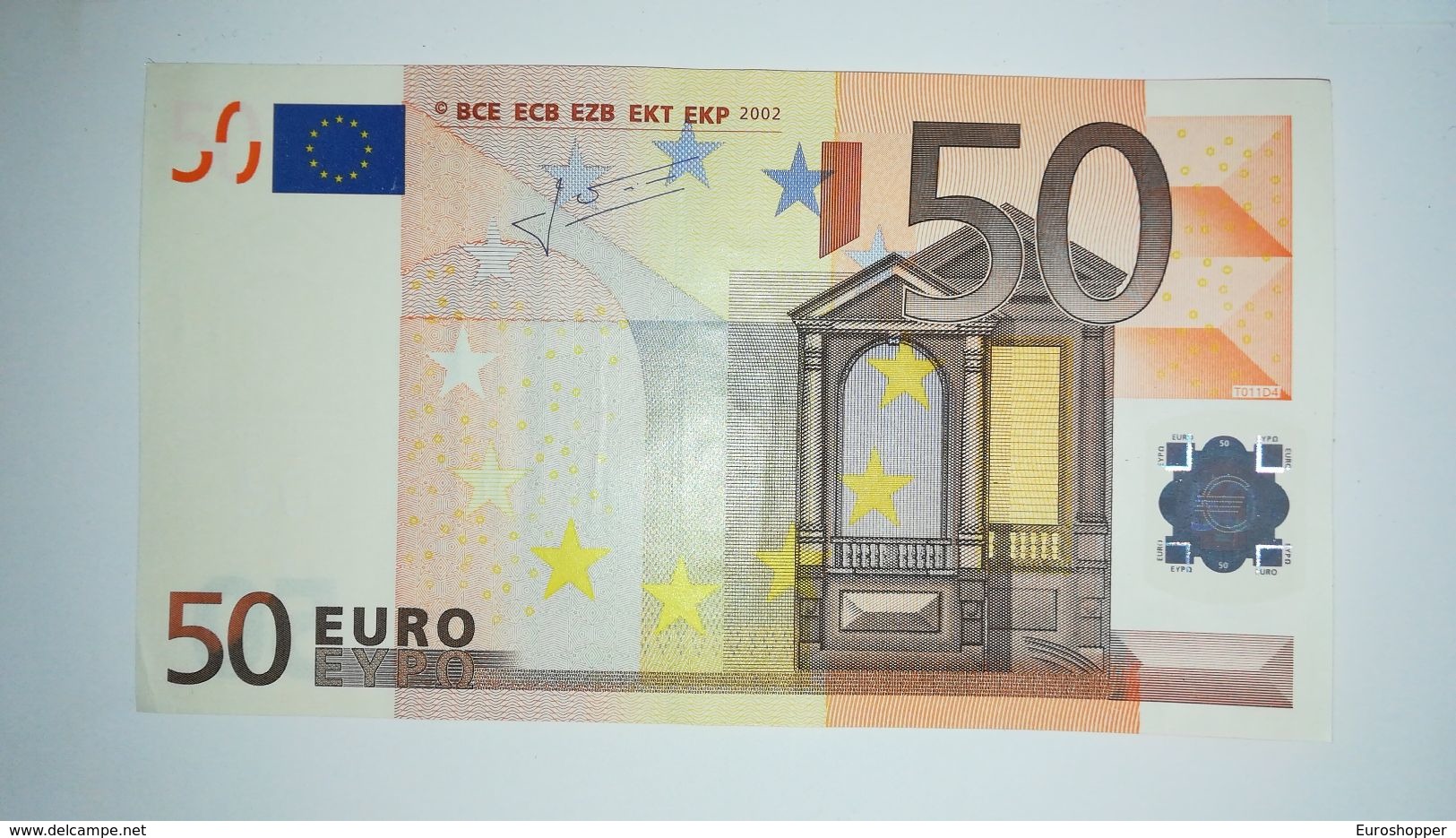 EURO- BELGIUM 50 EURO (Z) T011 Sign TRICHET AUNC - 50 Euro