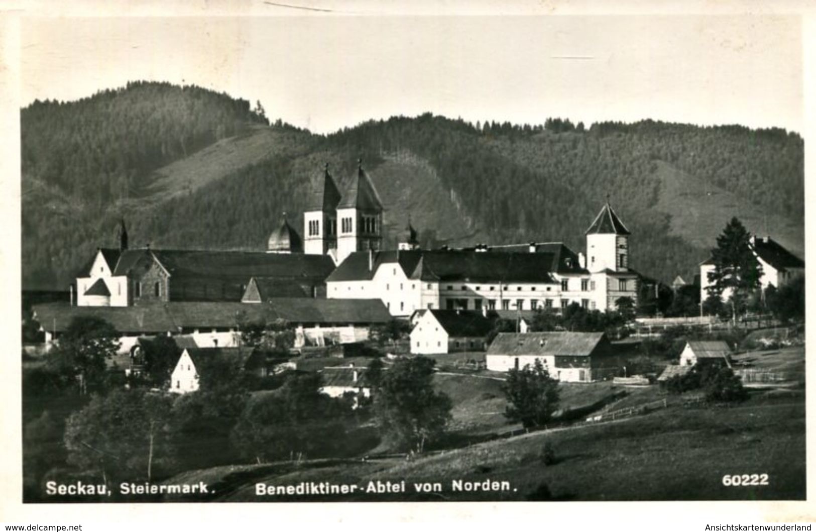 003416 Seckau - Benediktiner-Abtei Von Norden 1955 - Seckau