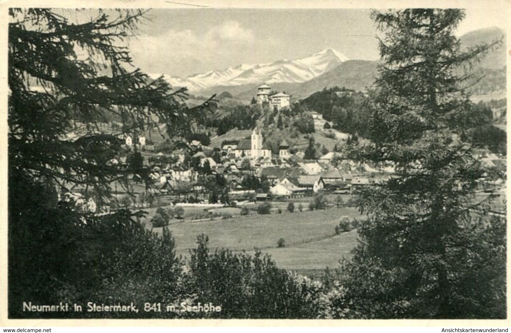 003418 In Steiermark Gesamtansicht 1955 - Neumarkt