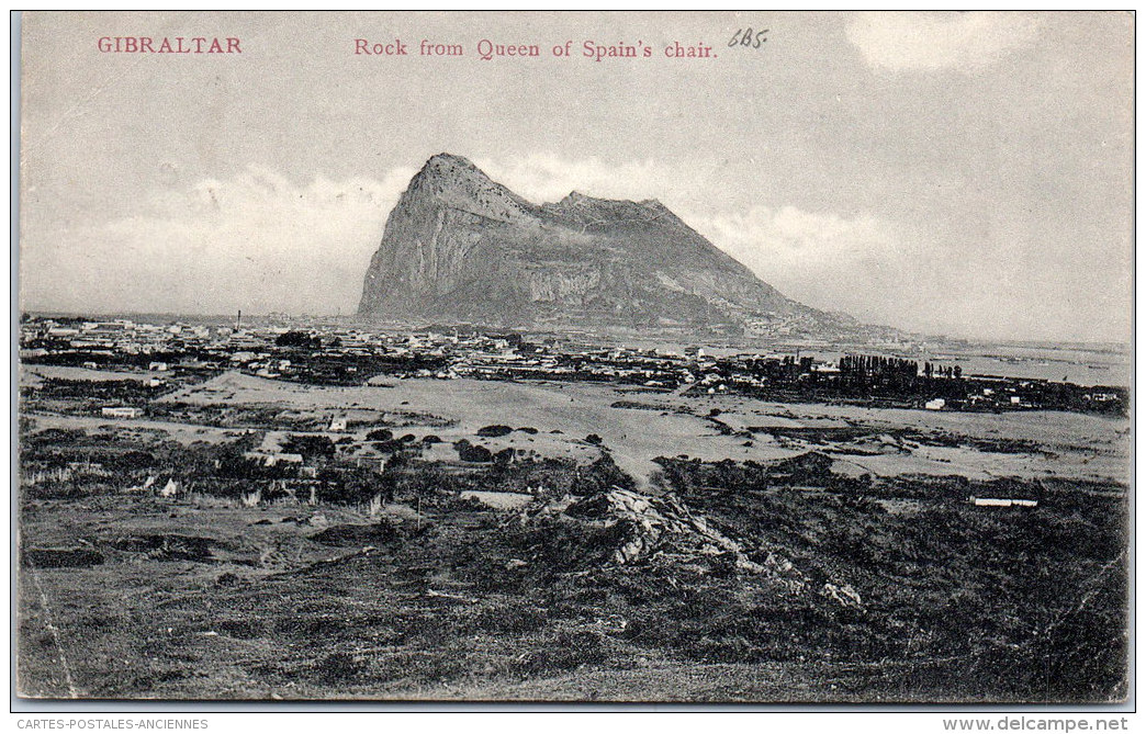 GRANDE BRETAGNE - GIBRALTAR - Vue D'ensemble Sur Le Rocher - Otros & Sin Clasificación