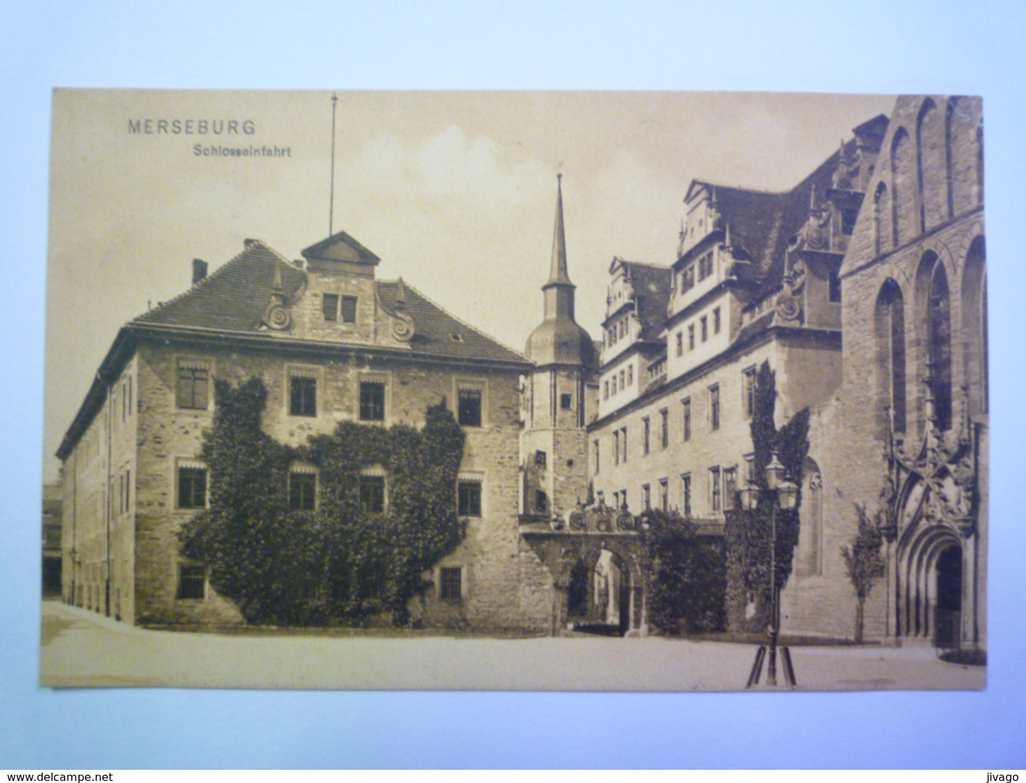 MERSEBURG  A. S. :  SCHLOSSEINFAHRT   1907    - Merseburg