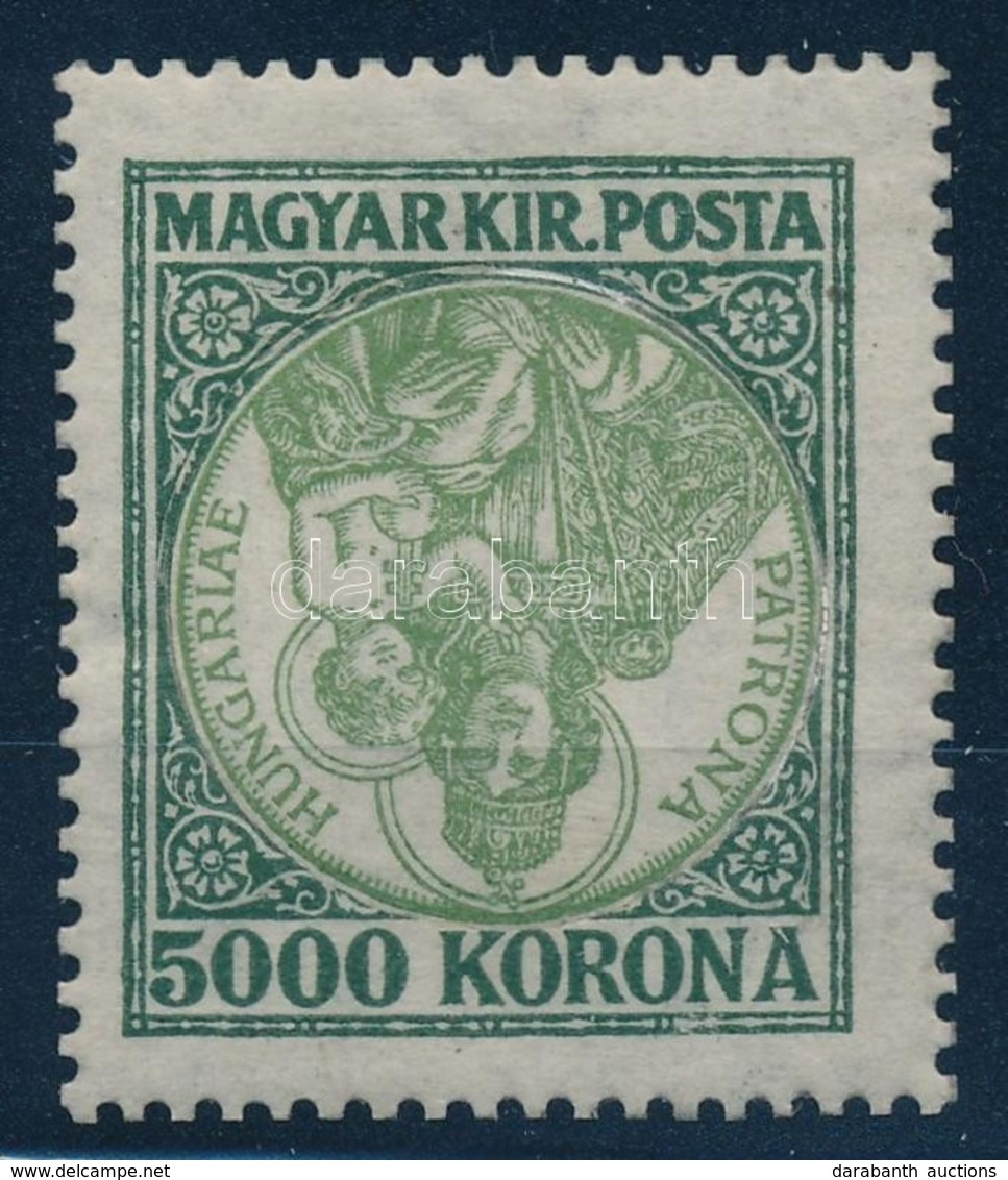 ** 1921 Koronás Madonna 5000K Fordított Középrésszel, Jó Min?ség? Hamisítvány összehasonlító Célra / Good Quality Forger - Altri & Non Classificati