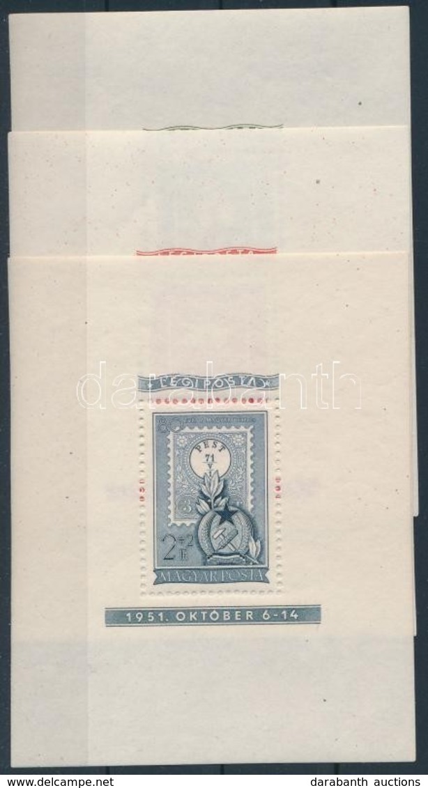 ** 1951 80 éves A Bélyeg Blokksor (45.000) - Other & Unclassified