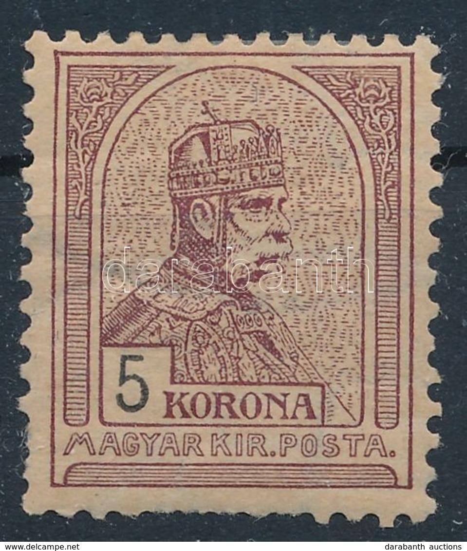 * 1900 Turul 5K (30.000) (foghibák/ Short Perfs.) - Altri & Non Classificati