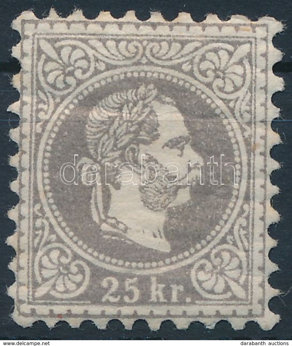 * 1867 25kr Javított Gumival - Other & Unclassified