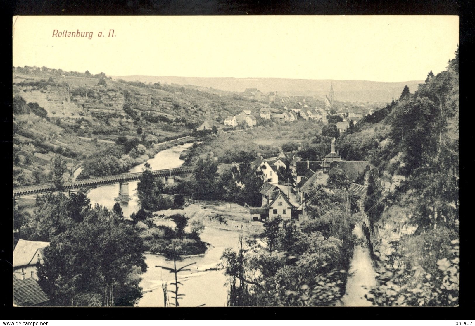 Rottenburg A. N. / Postcard Not Circulated, 2 Scans - Rottenburg