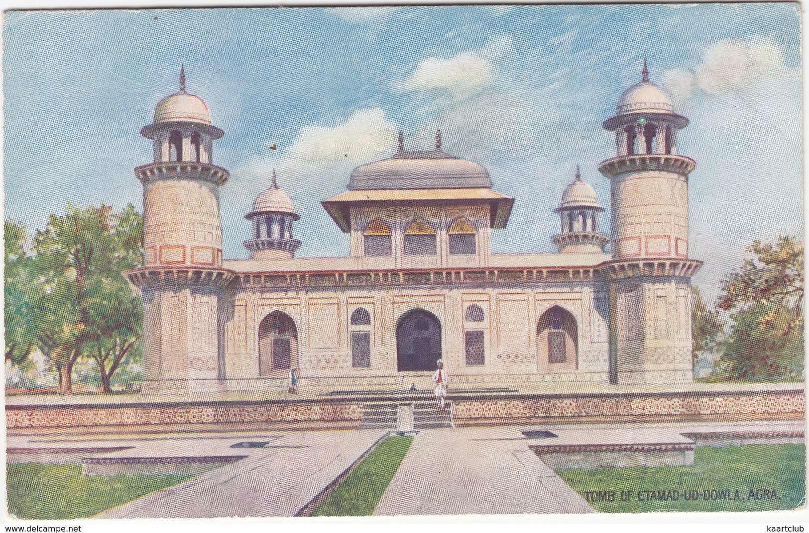 Tomb Of Etamad-Ud-Dowla. Agra - (Raphael Tuck 'Oilette' Postcard) - India