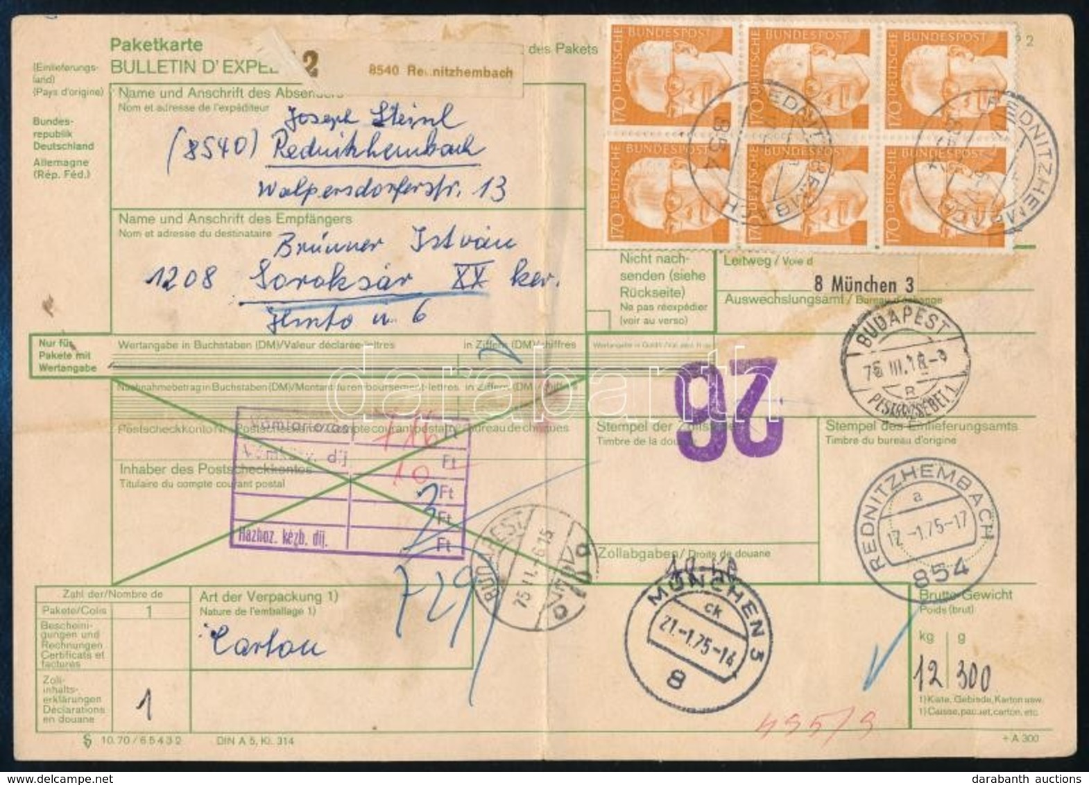 NSZK 1975 - Andere & Zonder Classificatie