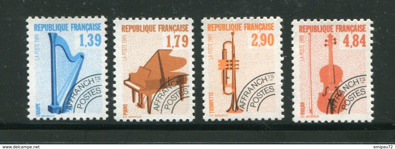 FRANCE- Préoblitérés Y&T N°202 à 205- Neufs Sans Charnière ** - 1989-2008