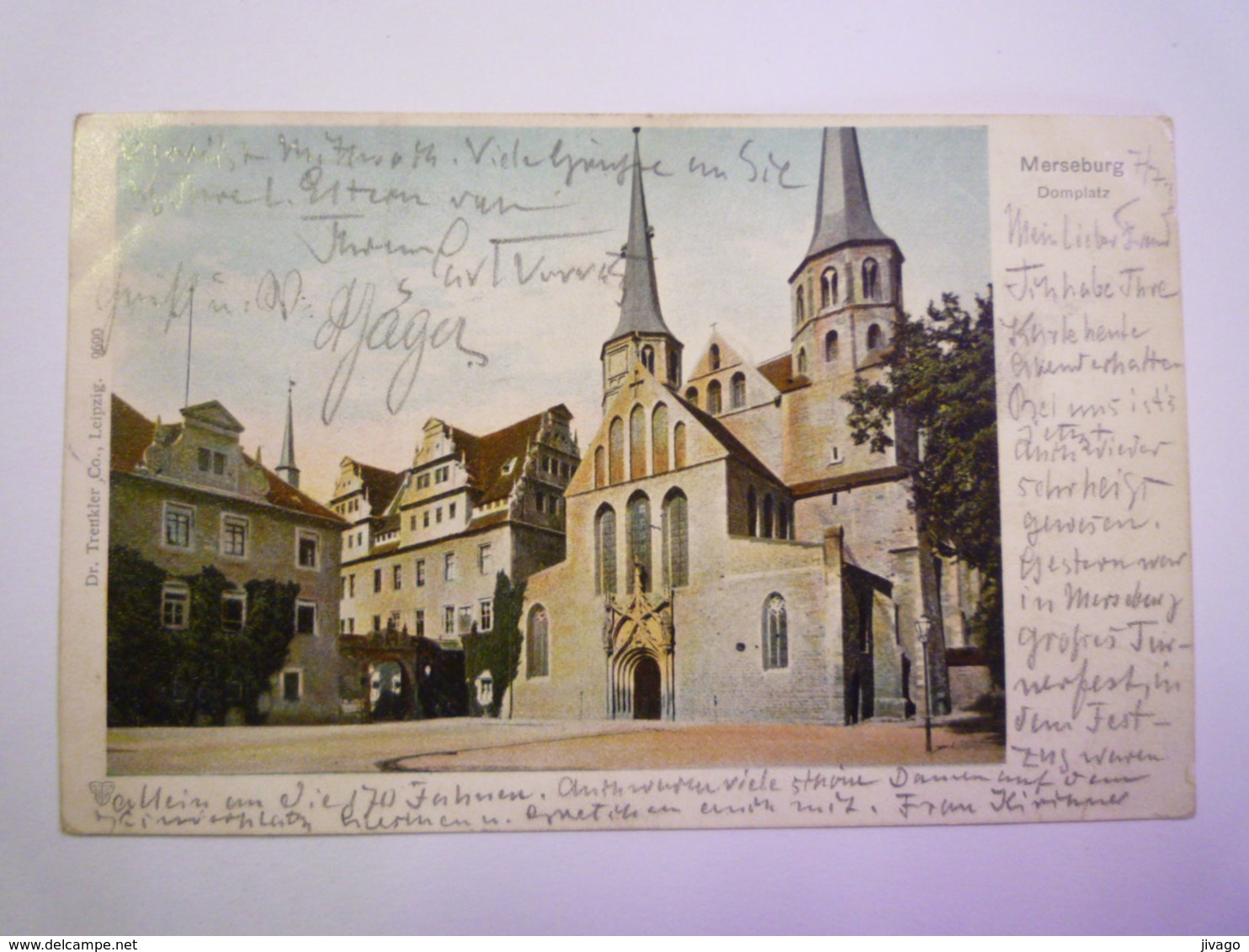 MERSEBURG  A. S.  :  DOMPLATZ   1902    - Merseburg