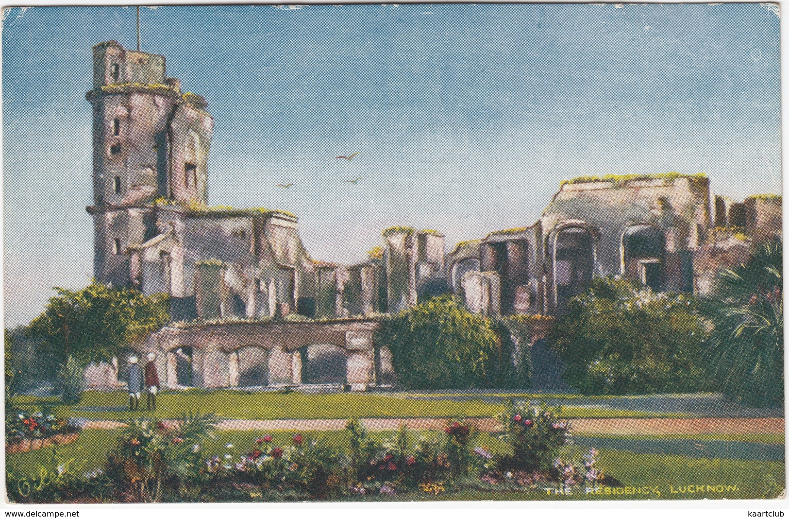 The Residence, Lucknow -  (India) - (Raphael Tuck's  'Oilette' Postcard) - Indien