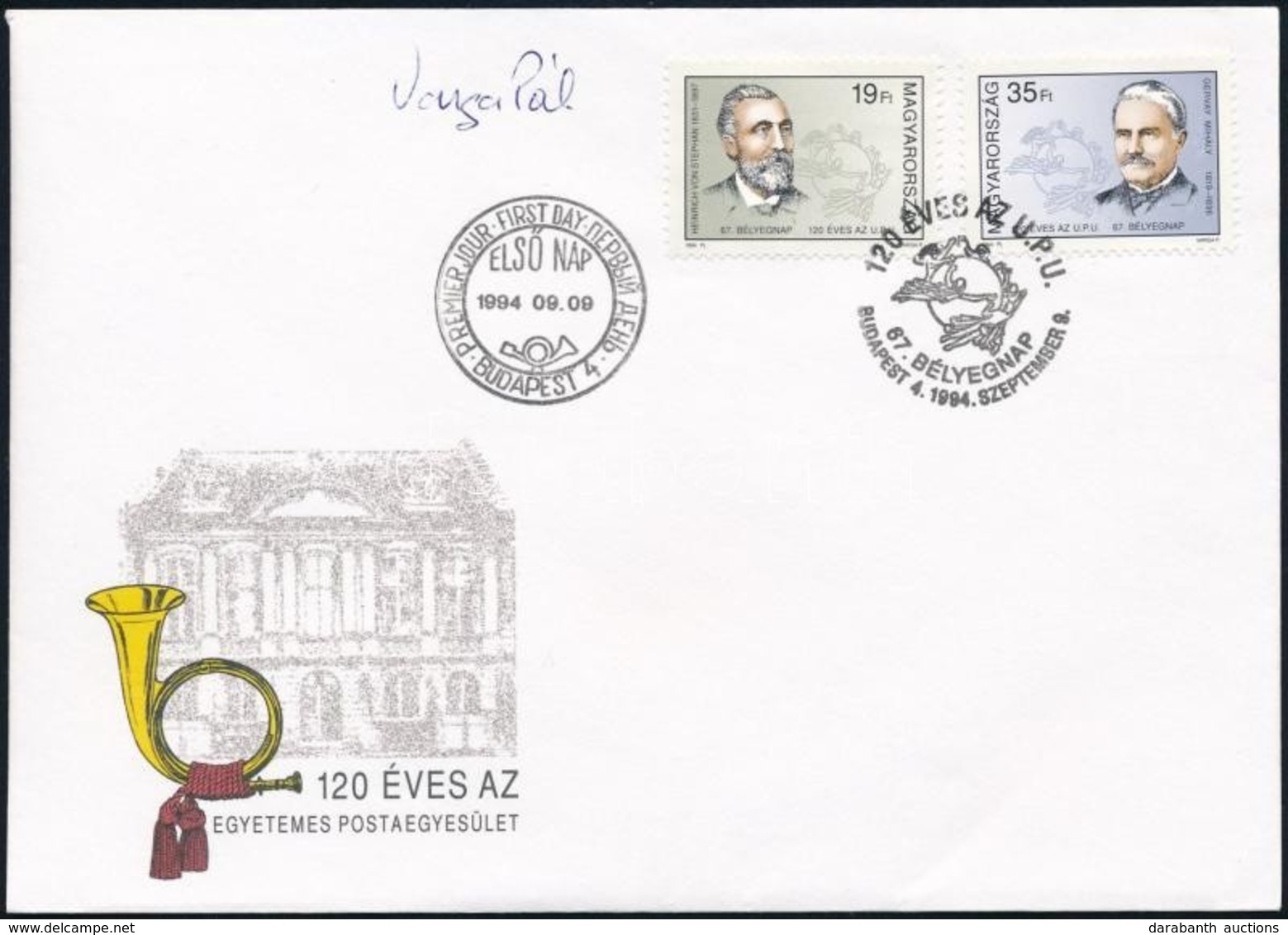 1994 Bélyegnap Sor FDC A Tervez? Aláírásával - Other & Unclassified