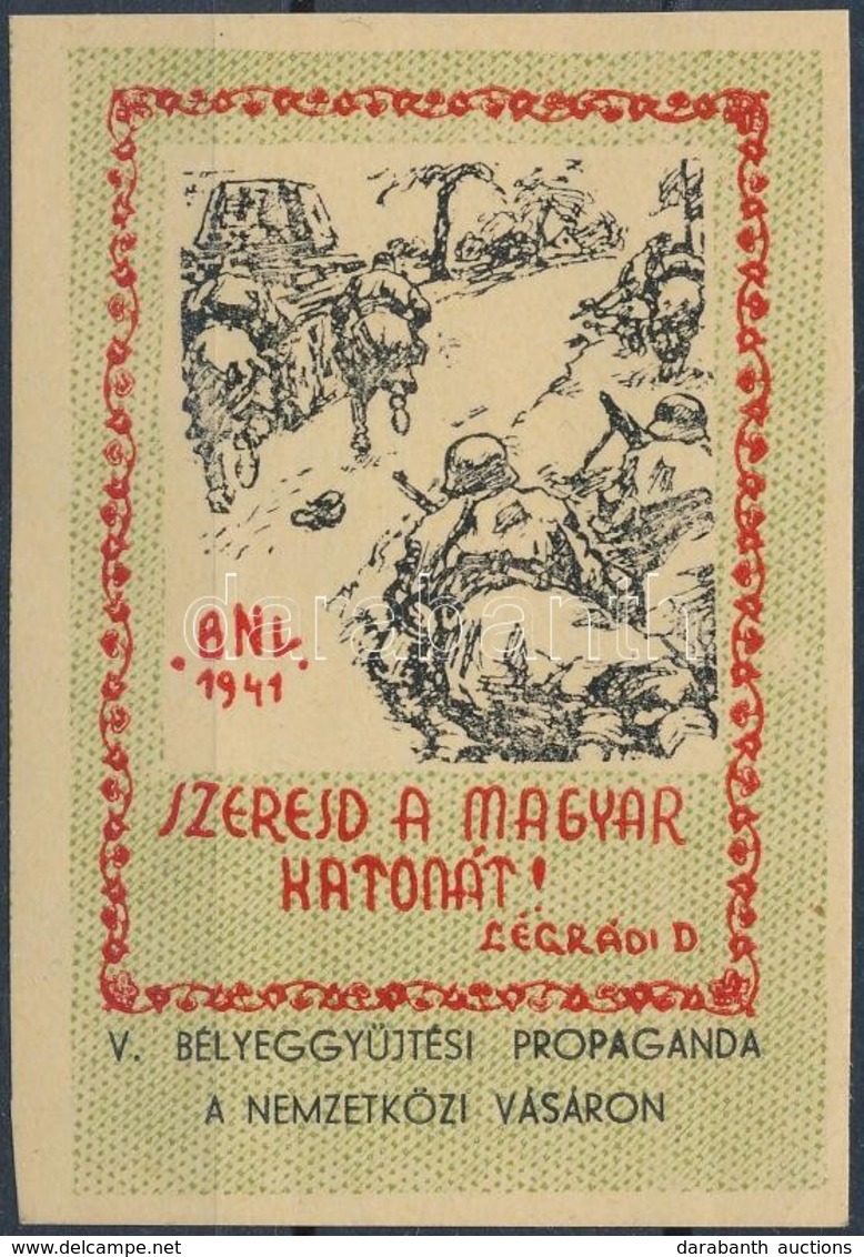 ** 1941/ 9 Magyar Honvéd Emlékív  (az ívszélek Körben Levágva) (8.000) - Autres & Non Classés