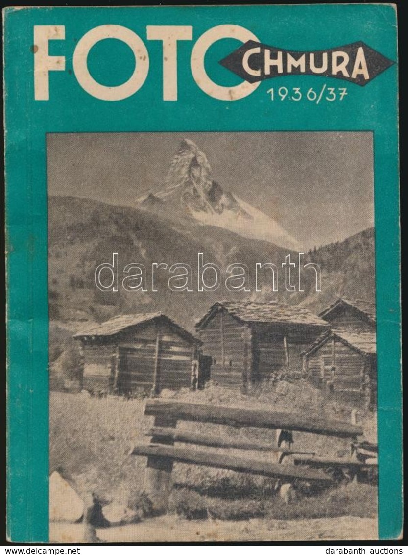 1936 Chmura Foto 1936-1937. Árjegyzék. Bp.,1936, Athenaeum, 78 P. Kiadói Papírkötés, Jó állapotban - Other & Unclassified