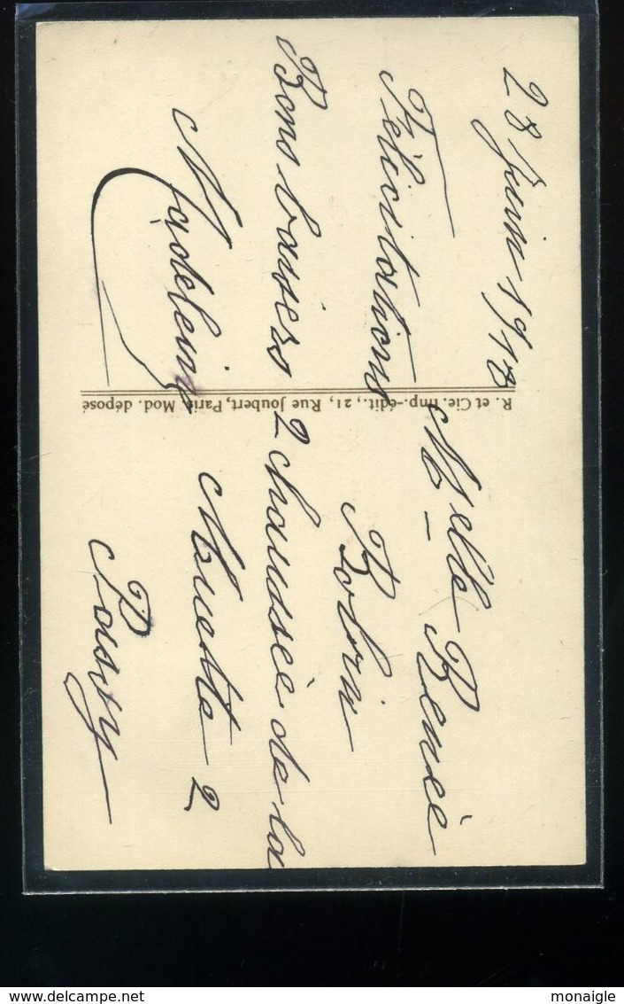 CPA-illistrateur Right ( Non Signée)-Nenette Et Rintintin Porte-bonheur-fétiche Guerre 14/18 - 1900-1949