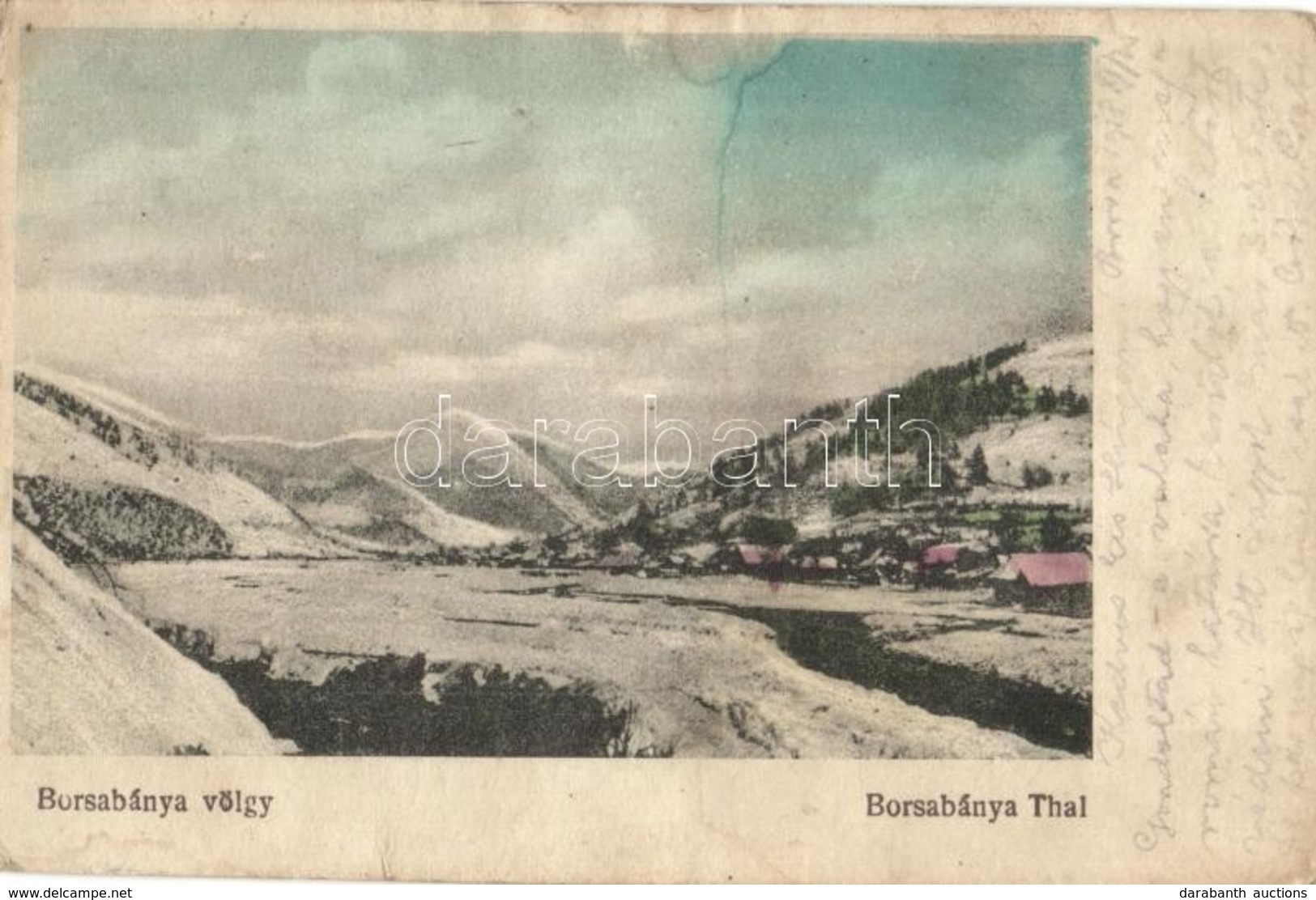 * T3 Borsabánya, Baia Borsa, Baile Borsa; Borsabánya-völgy Télen. Vider Hers Kiadása / Borsa Valley In Winter (Rb) - Unclassified