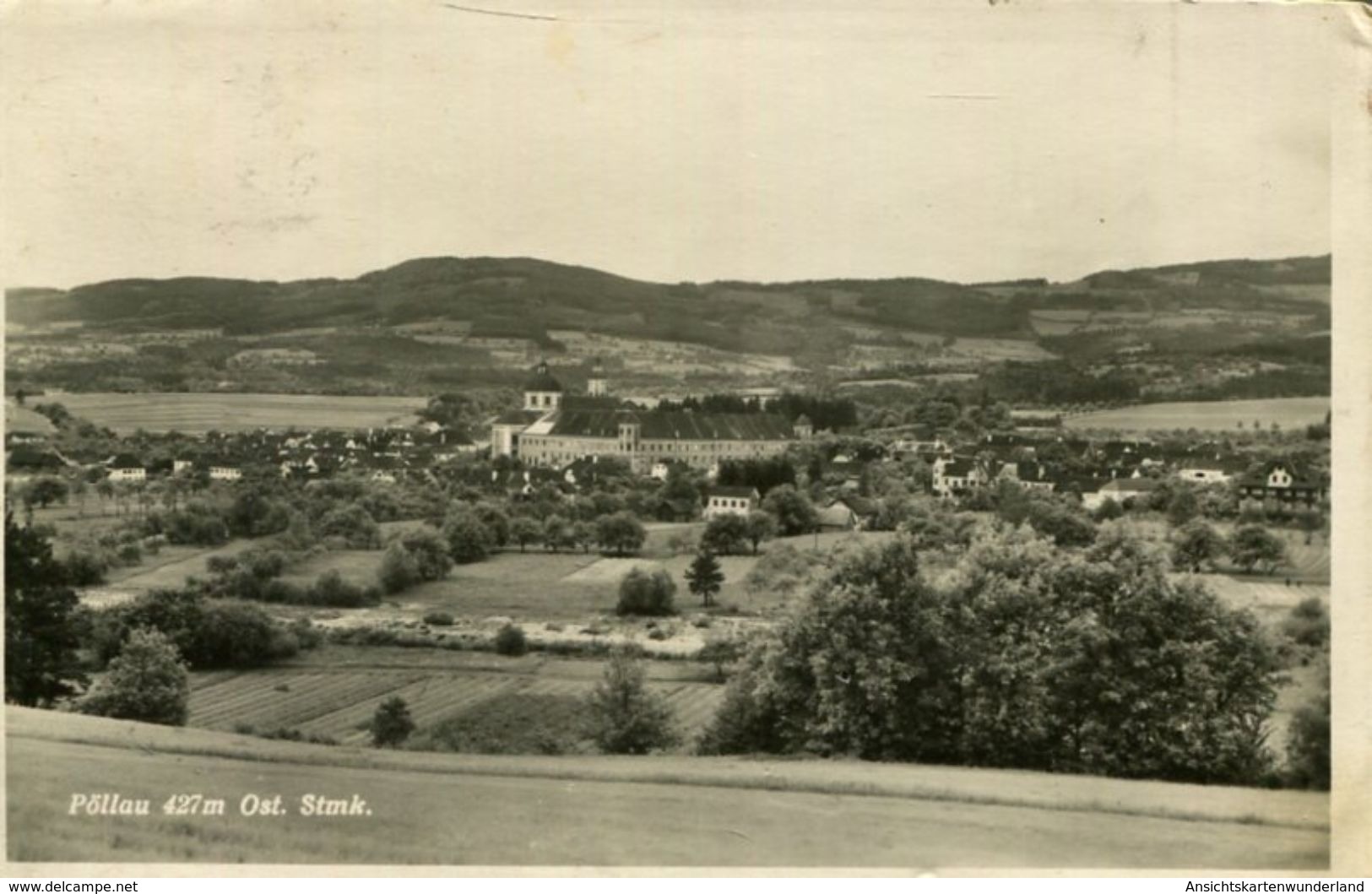 003477 Pöllau Fernansicht 1932 - Pöllau