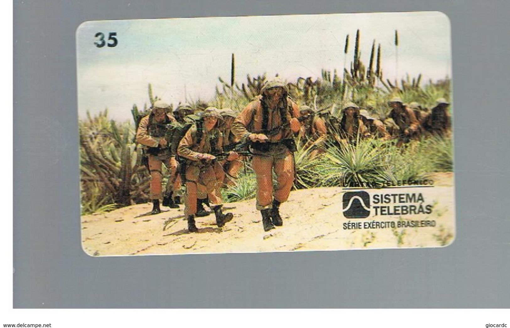 BRASILE ( BRAZIL) - TELEBRAS   -   1996  ARMY,  - USED - RIF.10528 - Armée