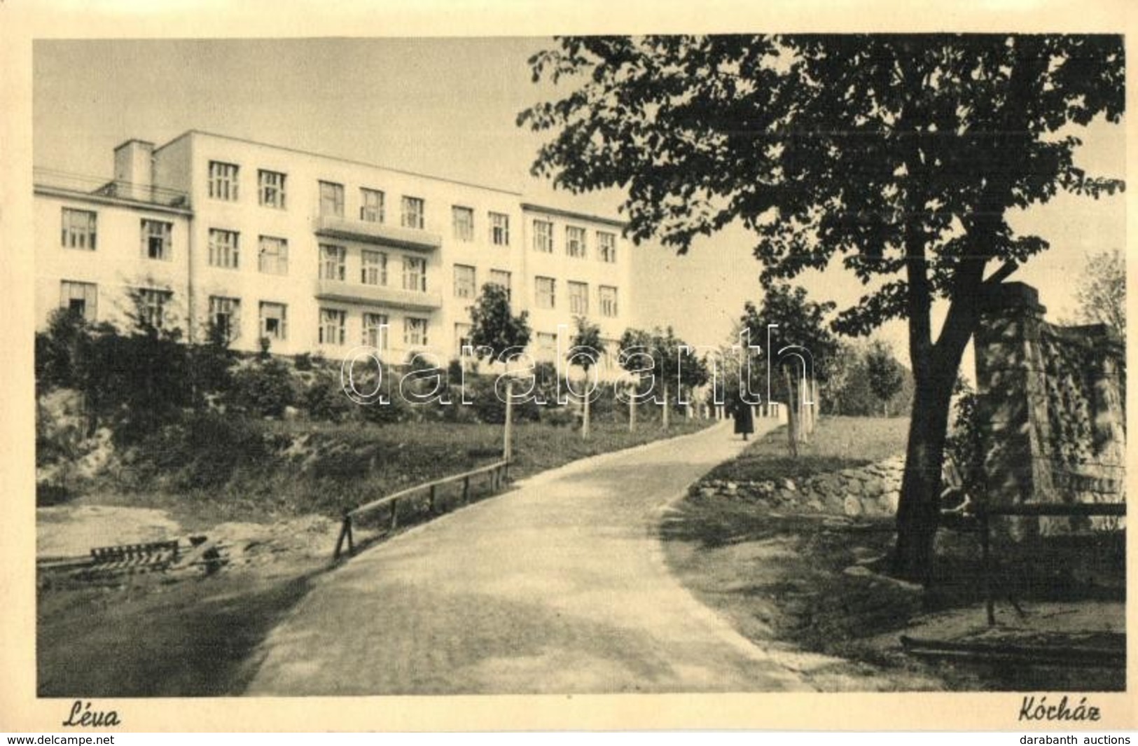 ** T4 Léva, Levice; Kórház / Hospital (vágott / Cut) - Unclassified