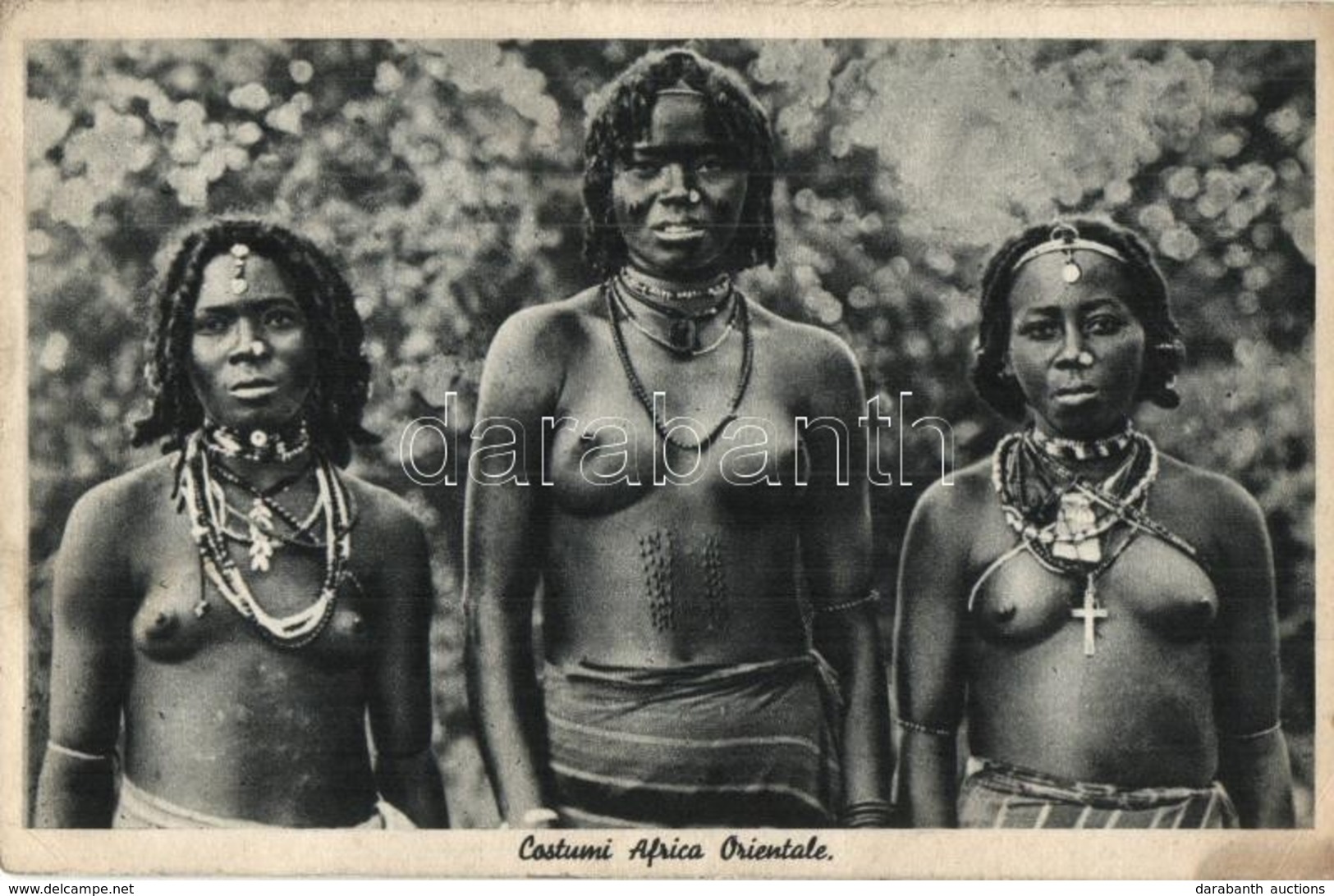 ** T2/T3 Costumi Africa Orientali / African Folklore, Nude Women (EK) - Ohne Zuordnung