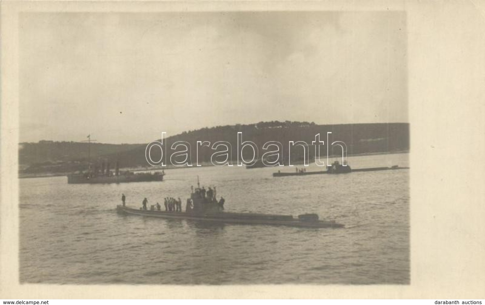 ** T2/T3 1916 U-Boote Vor Dem Auslauf / SM U-3 és U-4 (U-III és U-IV) Germania-típusú (Lake) Osztrák-Magyar Haditengerés - Unclassified