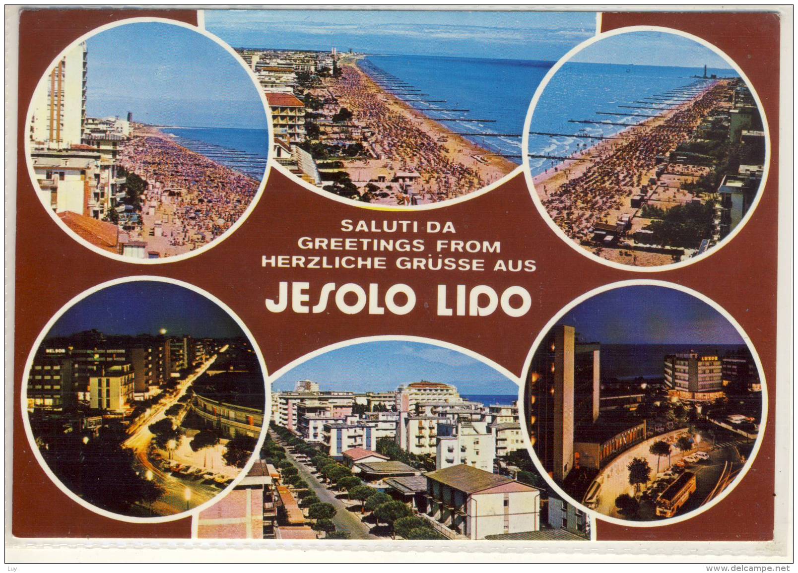 JESOLO LIDO JEXOLO  PANORAMI VIAGGIATA - Altri & Non Classificati