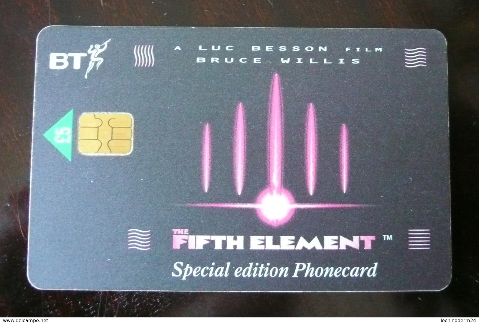 Télécarte à Puce Etats-Unis (ou Angleterre ?)"Le 5ème élément" Luc Besson - [2] Chip Cards