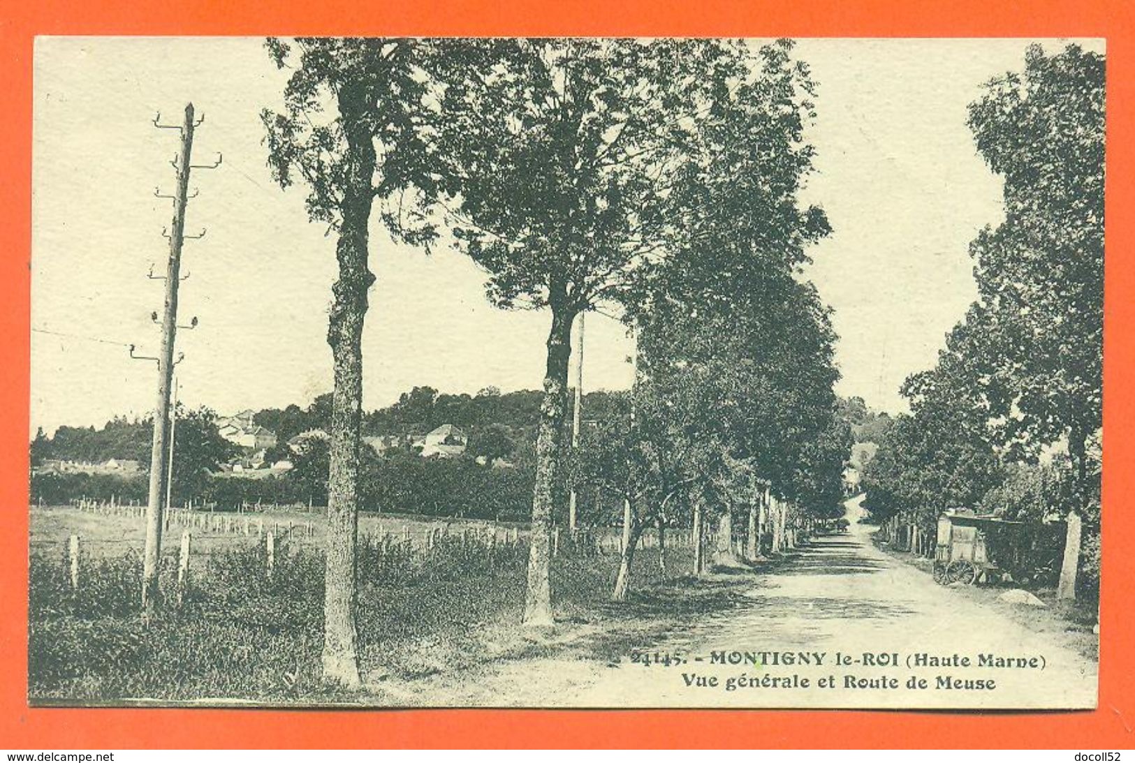 CPA 52 Montigny Le Roi " Vue Générale Et Route De Meuse " LJCP 61 - Montigny Le Roi